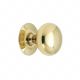 Knob Brass with Plate 1-1/2in (544)