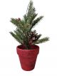 Christmas Tree In Ceramic Pot (201-8900137)