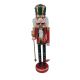 Nutcracker Wooden with lever Red 38cm