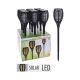 Solar Garden Light With Flame Led (CX2100060)