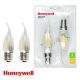 Honeywell Bulb Bent Tip Clear 2pc 5w (HW-BE14-01-2PK-5W-27K)