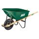 Ace Wheelbarrow With Wooden Handles Green 6 cu.ft