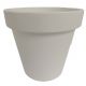 Flower Pot Round White 25cm (Y54196810)