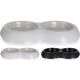 Double Bowl Pet Bowl Assorted Colours 26 cm (836204500)