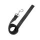 PDQ Black Nylon Lead Nylon Dog Leash Small 48 in.