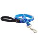 Lupine Pet Reflective Blue Paws Nylon Dog Leash 6ft