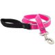 Lupine Pet Reflective Pink Diamond Nylon Dog Leash 6ft