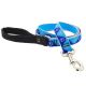 Lupine Pet Reflective Blue Paws Nylon Dog Leash 6ft