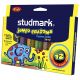 Studmark Crayons Super Jumbo 12pc (ST-03812)