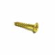 Screw Brass 4 x 3/8in