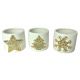 Candle Holder Ceramic White (200-6600600)